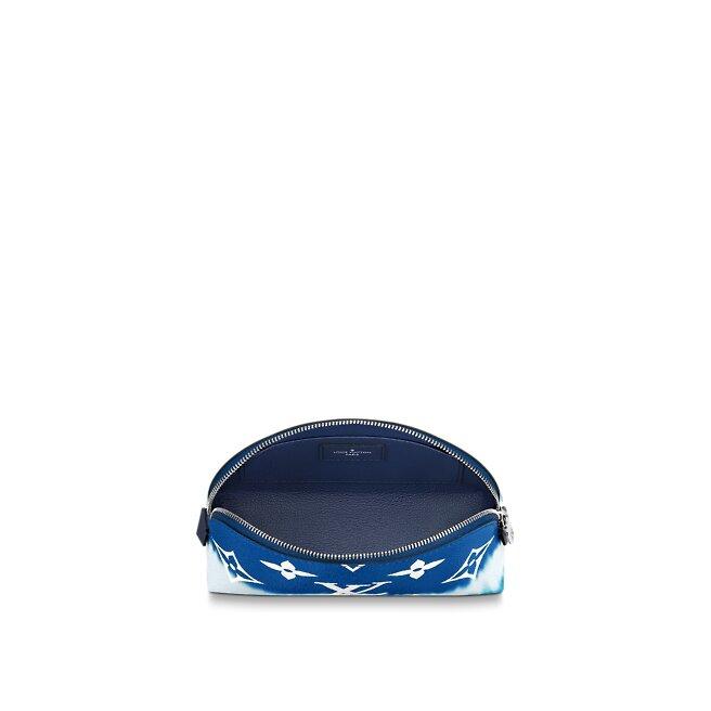 Louis Vuitton ESCALE COSMETIC POUCH PM Blue