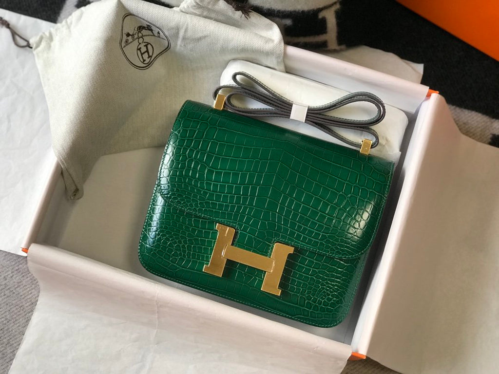 Hermes Crossbody Bag 23cm Green