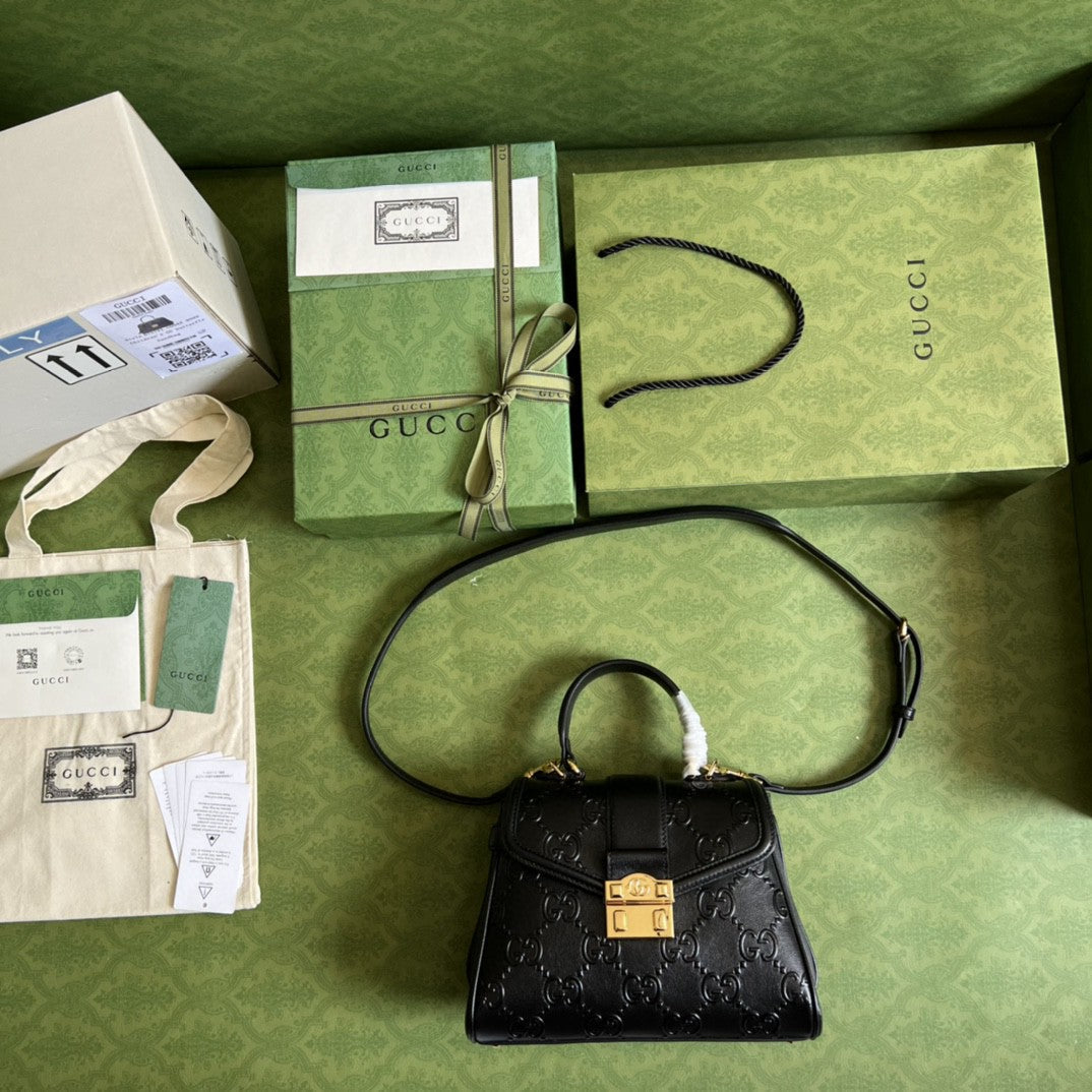 Gucci Small Top Handle Bag 29cm Black