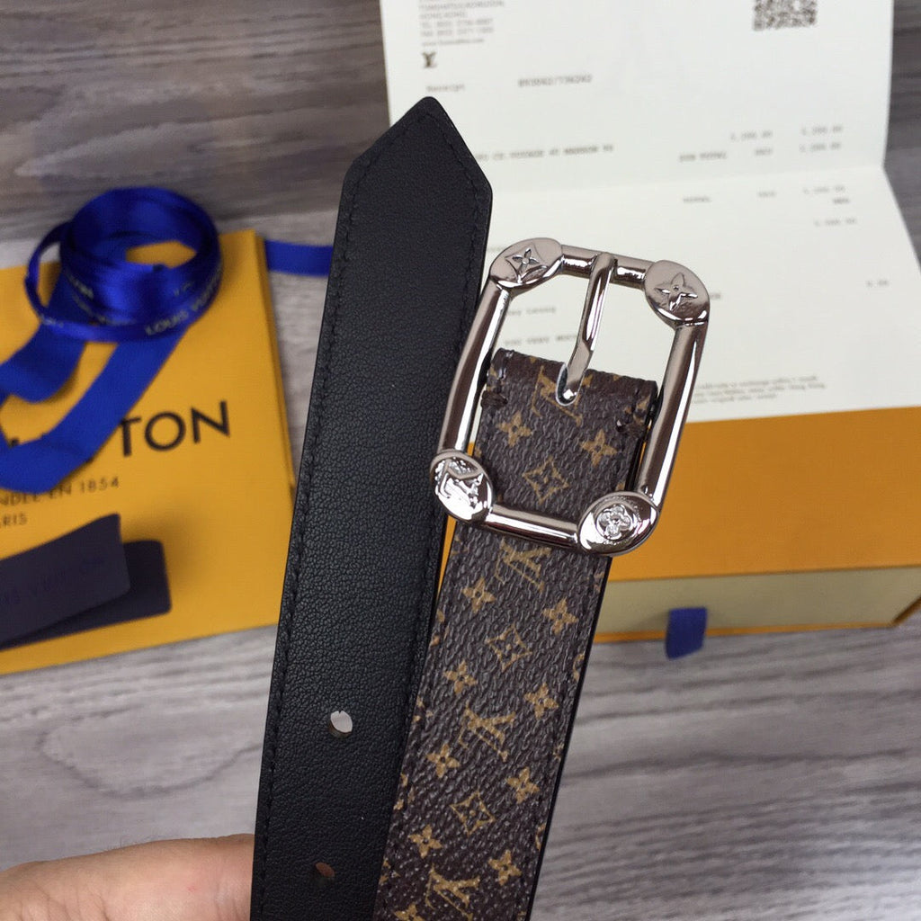 Louis Vuitton LV Malletier Belt Black
