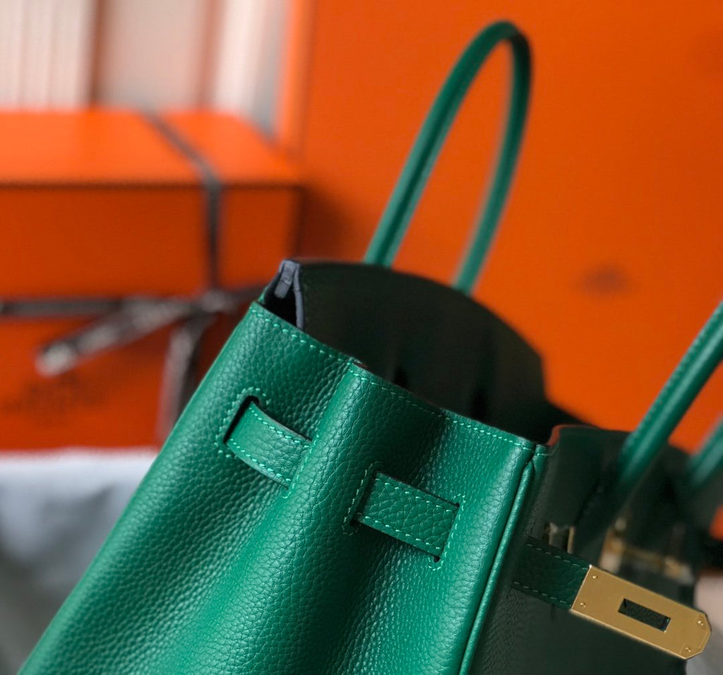 Hermes Handle Bag 30cm Green