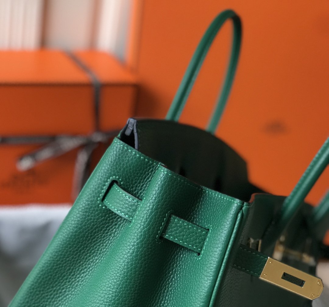 Hermes Handle Bag 30cm Green