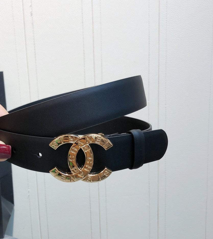 Chanel Belt With Double C Buckle
