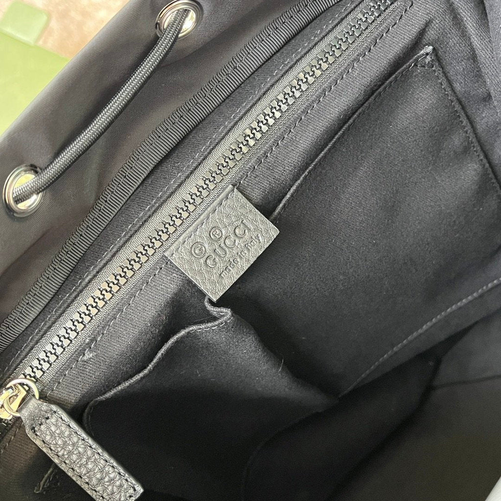 Gucci Backpack Fabric Black 38cm
