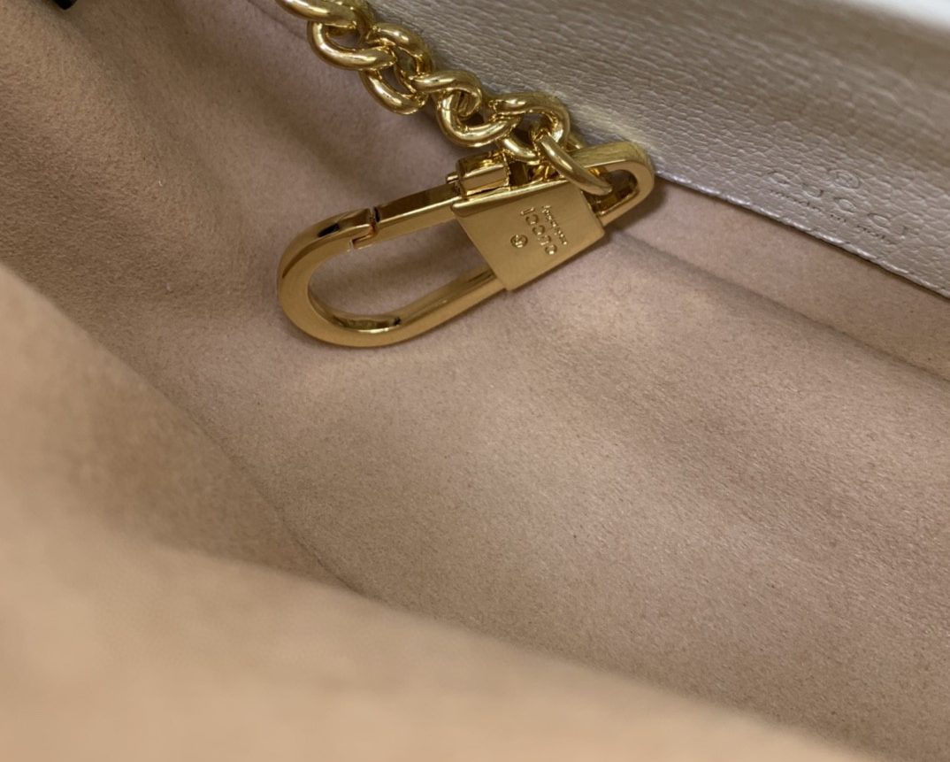 Gucci Ophidia GG Mini Bag 20cm Beige