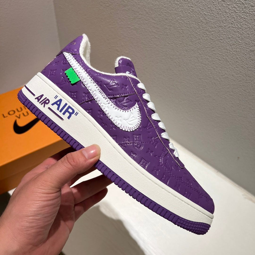 Louis Vuitton x Off-White x Nike Air Force 1 Purple