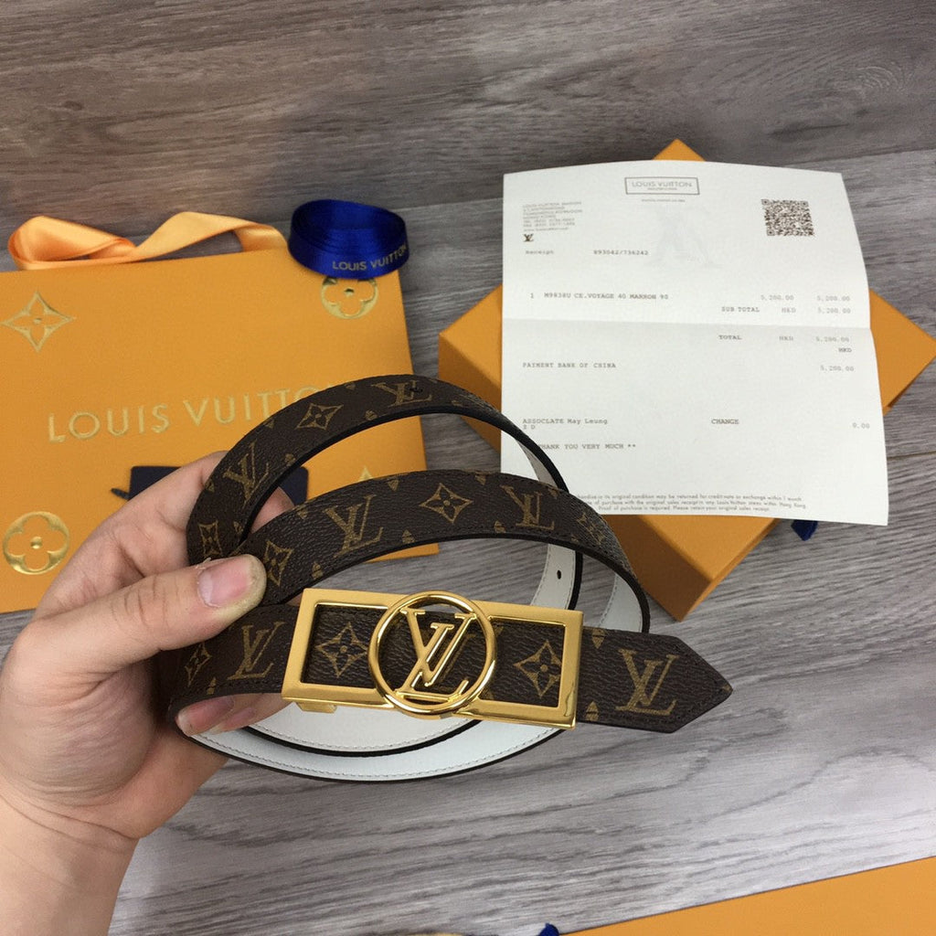 Louis Vuitton Reversiable Belt Black