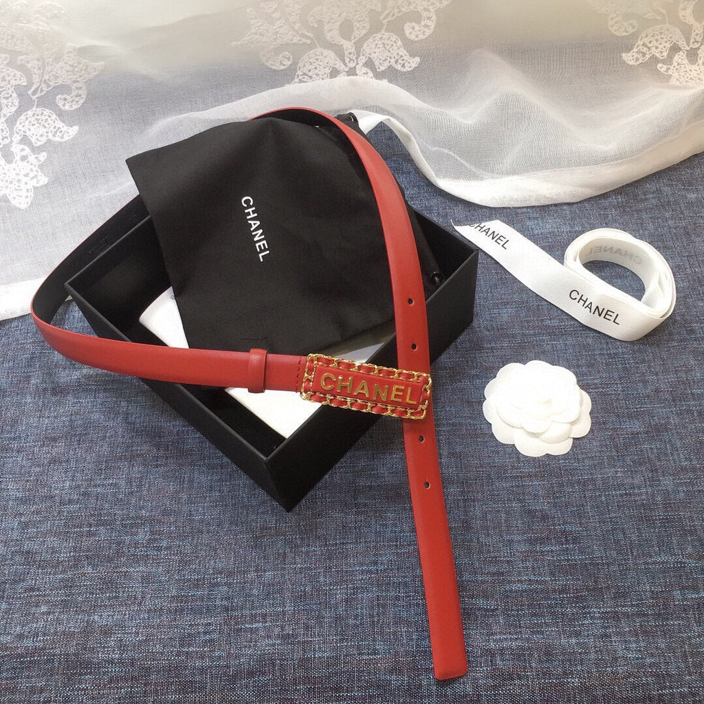 Chanel Belt With Double C Buckle