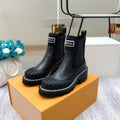 Louis Vuitton Beaubourg Ankle Boot Black