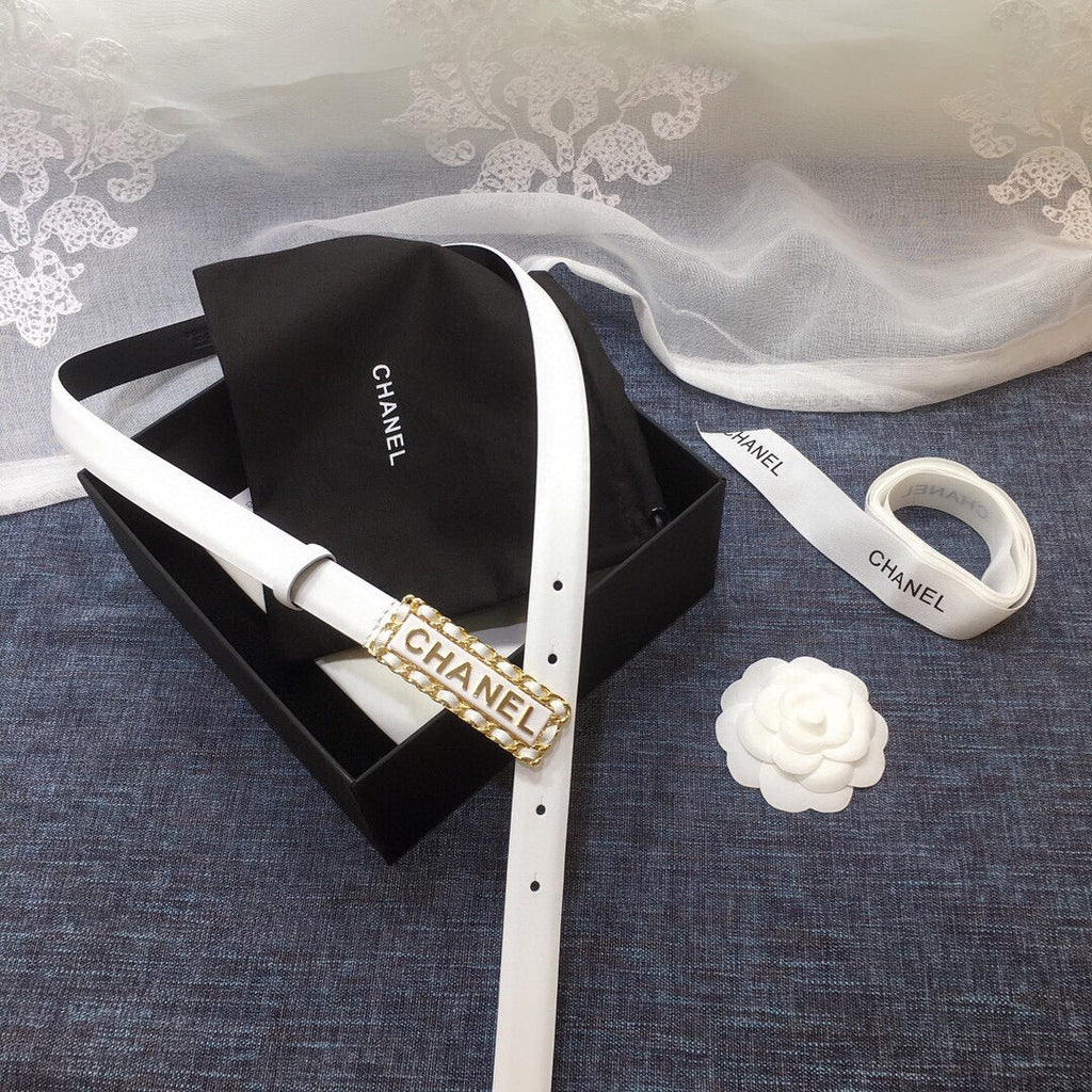 Chanel Belt With Double C Buckle