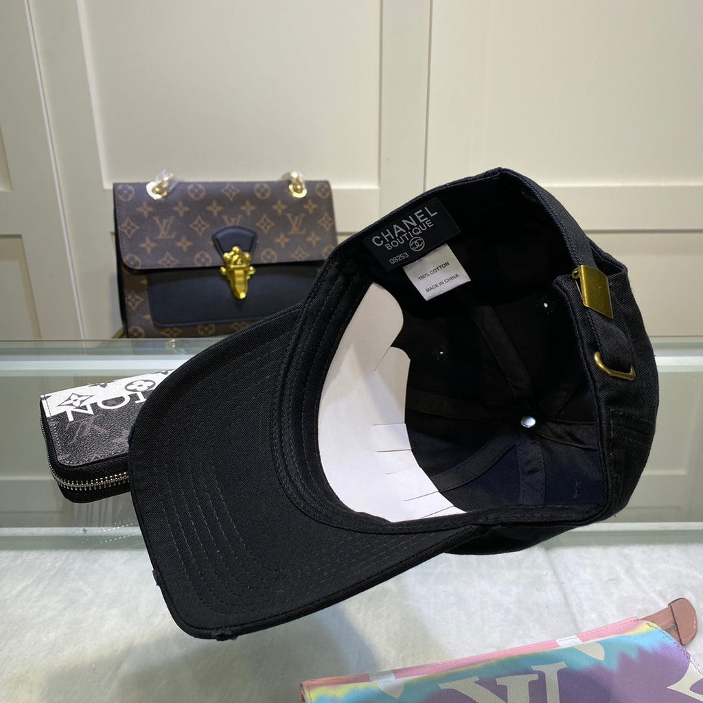 Chanel Black Cap
