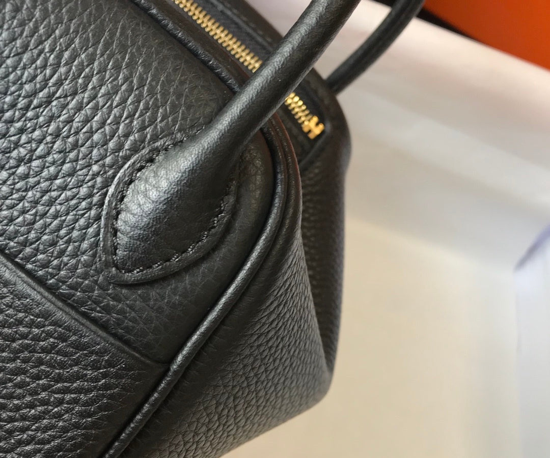 Hermes Lindy Mini 19cm Black Bag