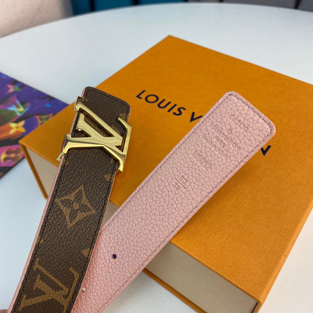 Louis Vuitton LV Initiales Belt Brown