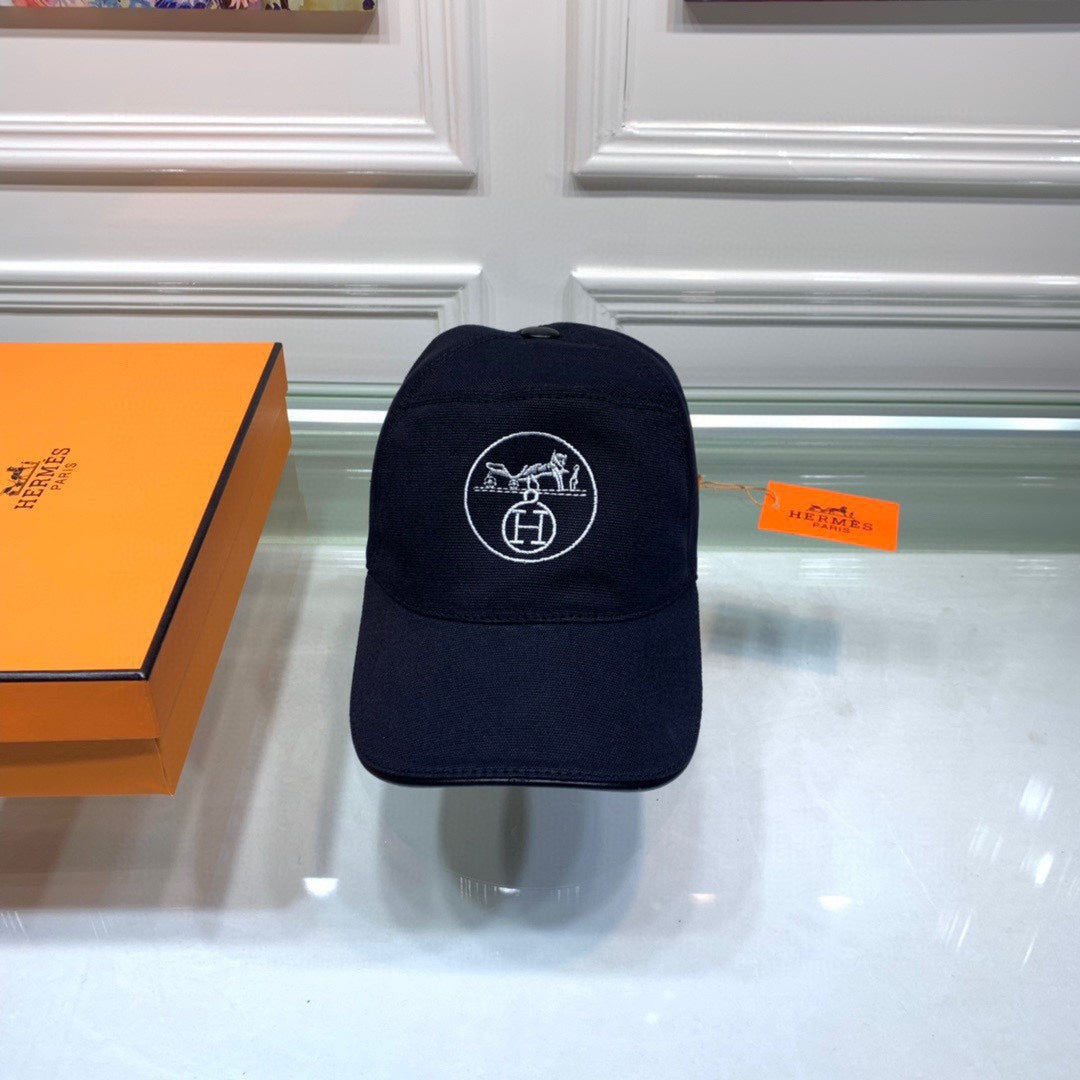 Hermes Davis H Primavera Cap Black