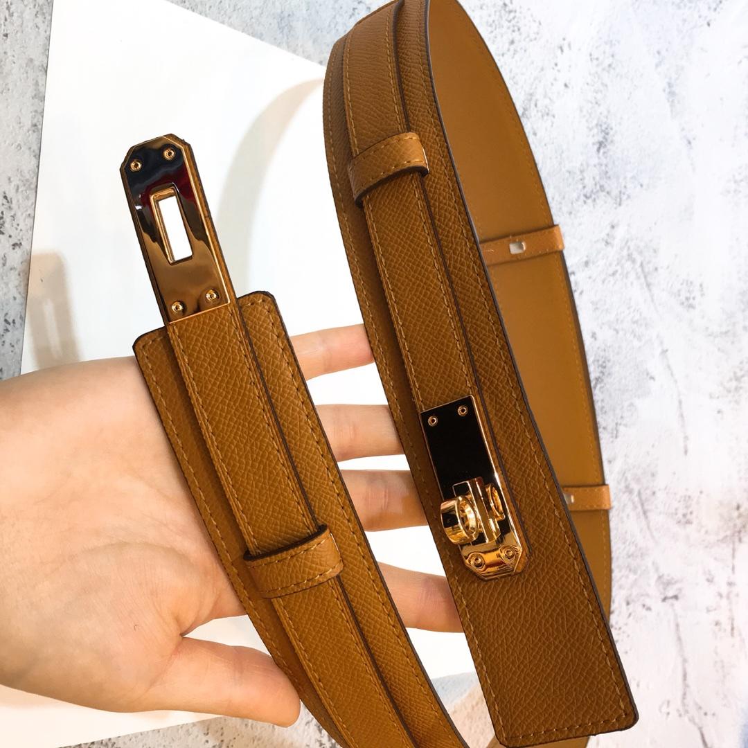 Hermes Kelly Belt Orange