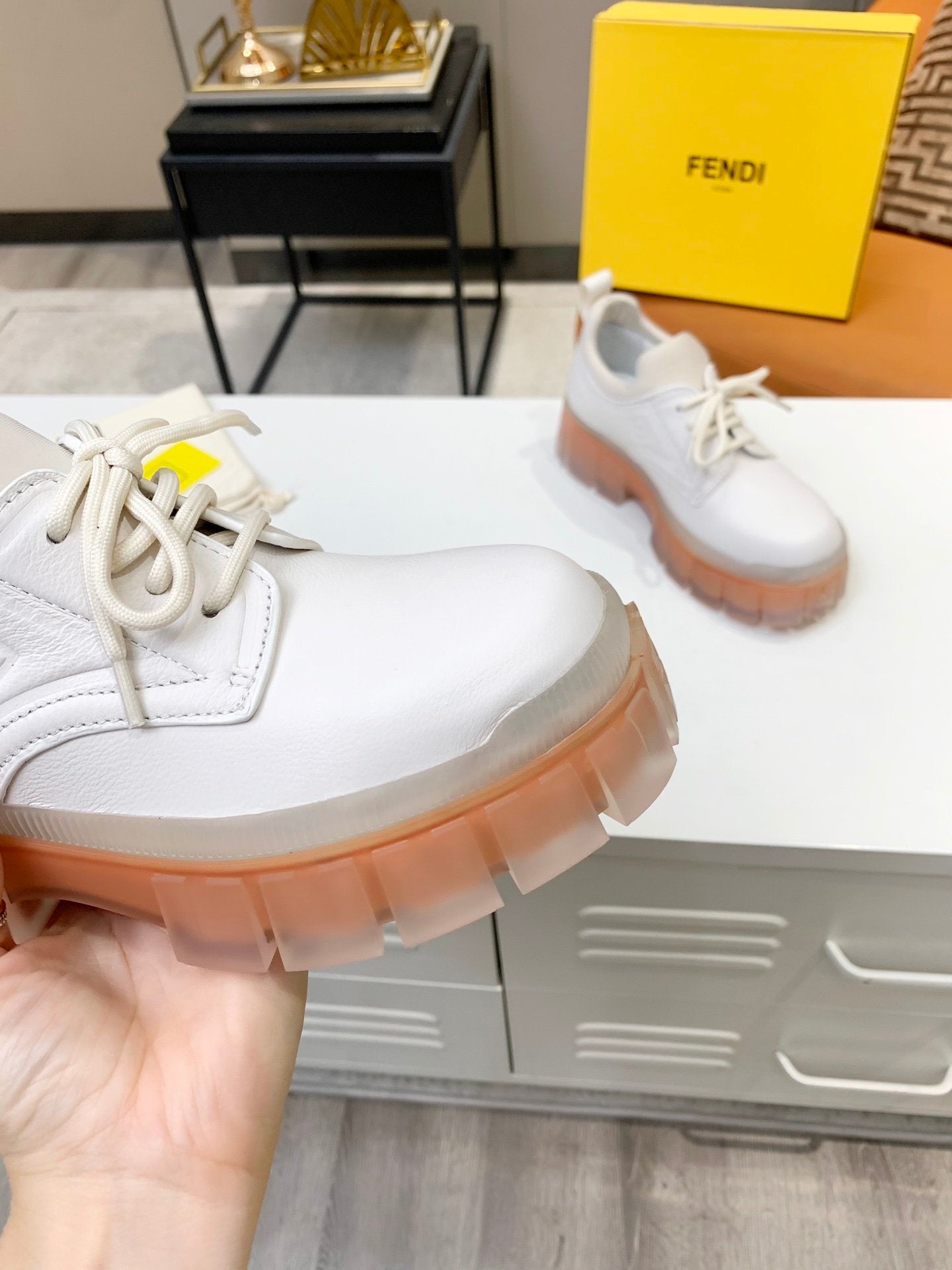 Fendi Force White Low Top White