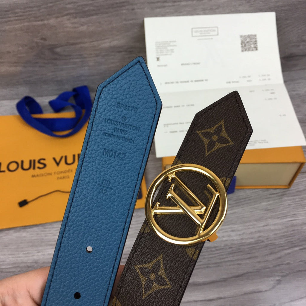 Louis Vuitton Cricle LV Initiales Belt Brown
