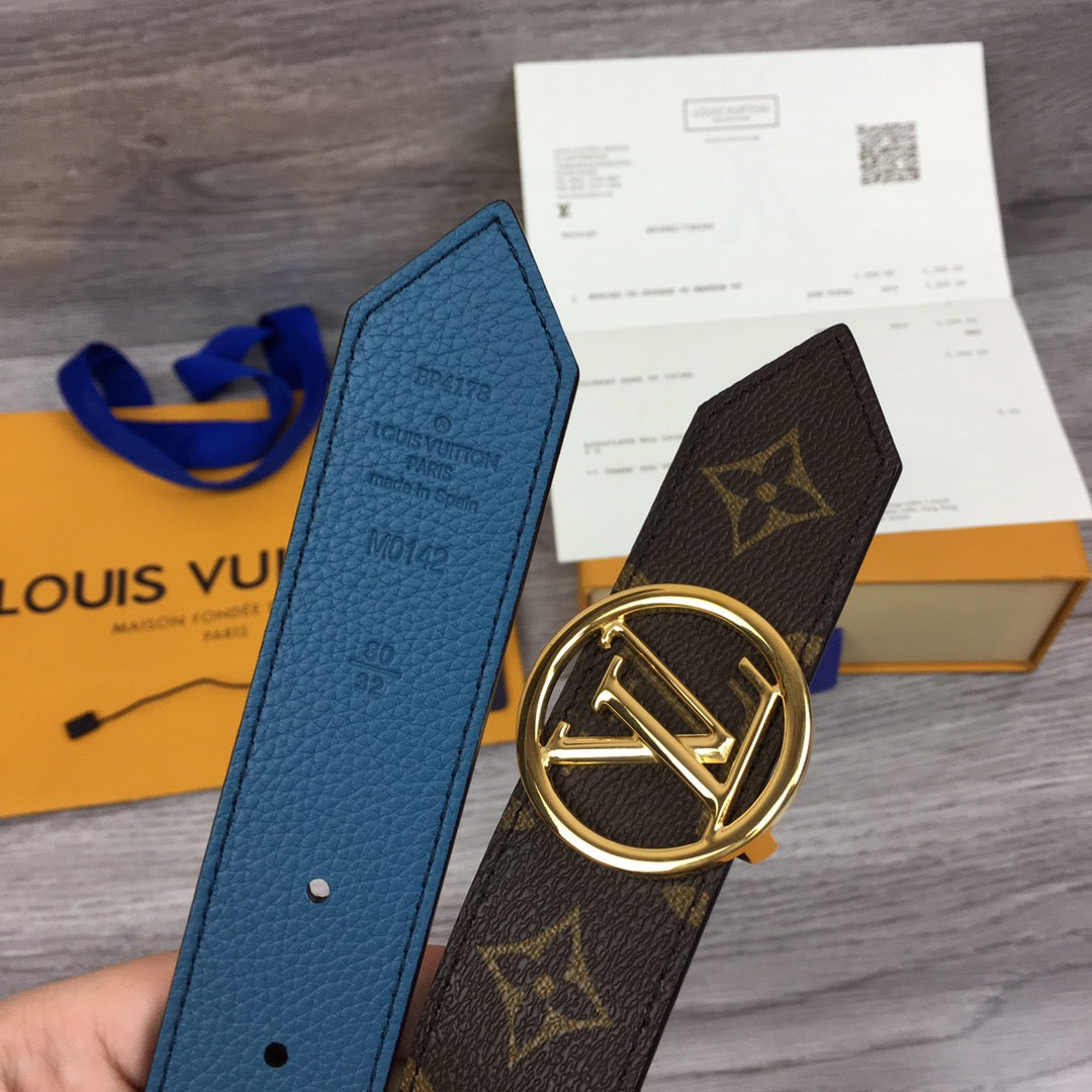 Louis Vuitton Cricle LV Initiales Belt Brown