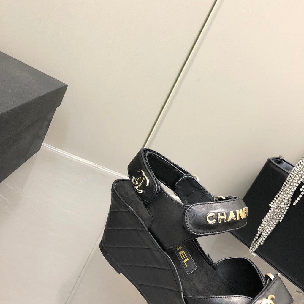 Chanel Sandals Black