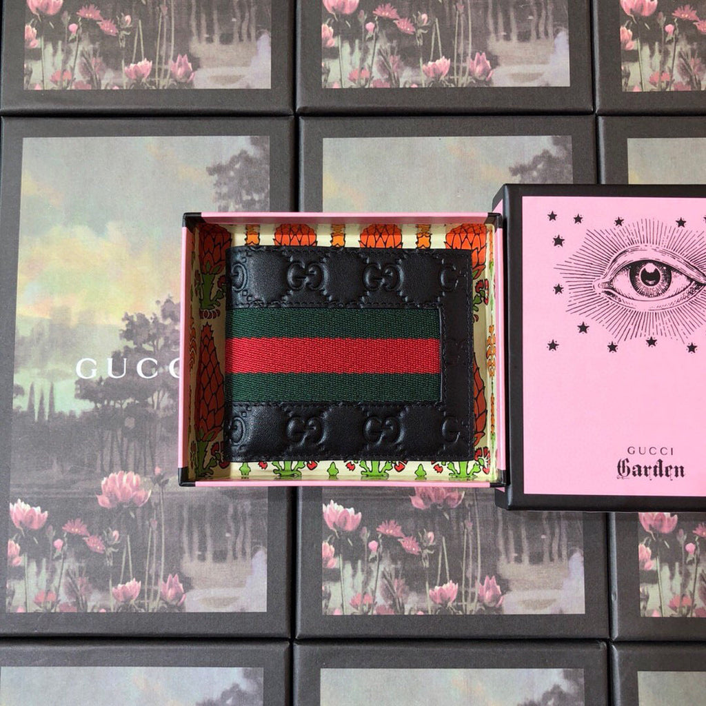 Gucci Signature Web Wallet 11cm