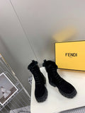 Fendi Signature Boots Black