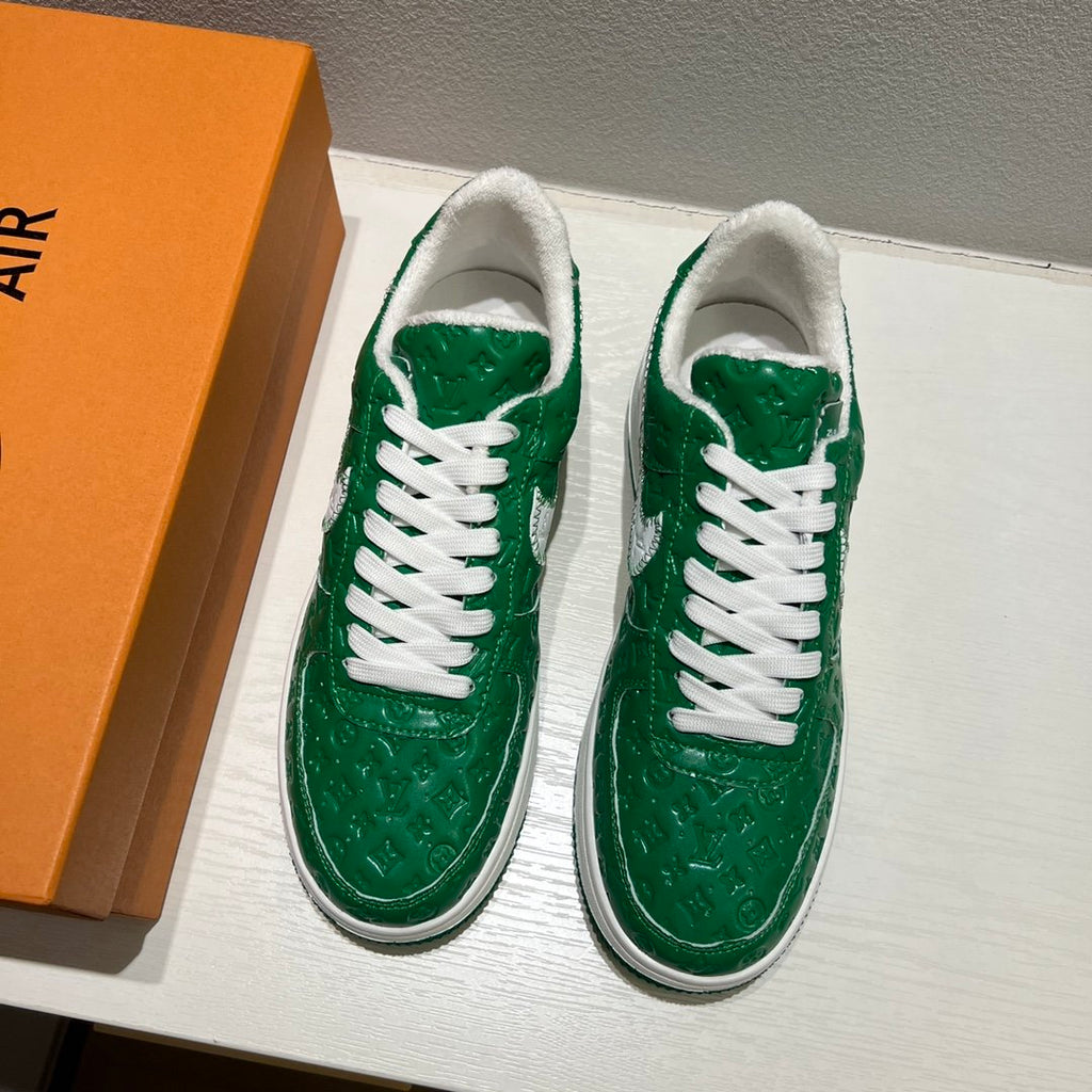 Louis Vuitton x Off-White x Nike Air Force 1 Green
