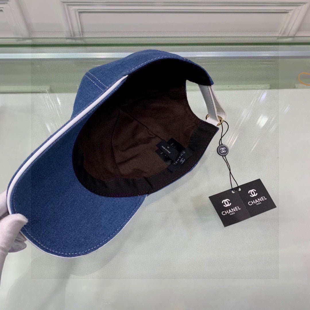 Chanel Blue Cap