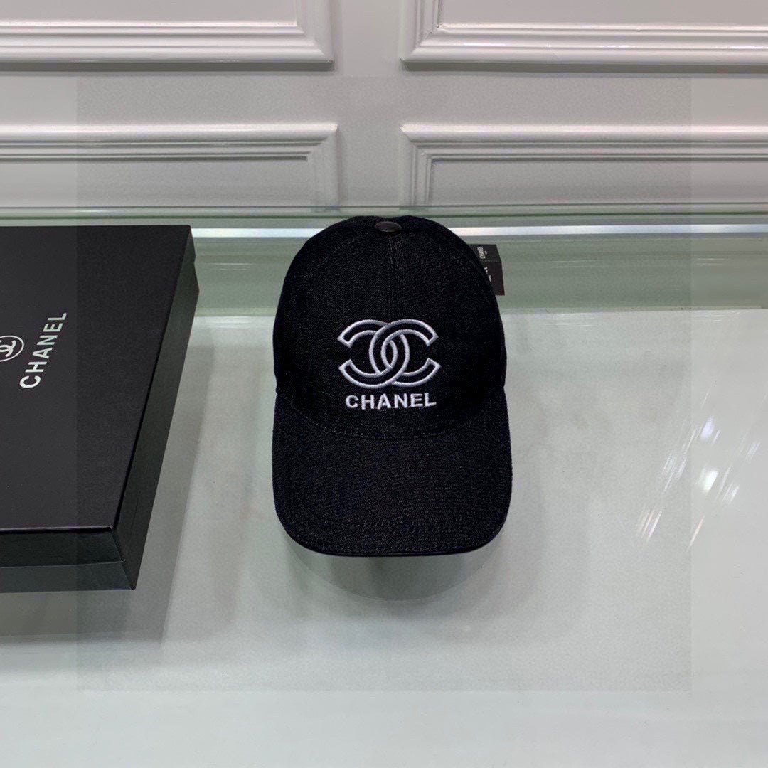 Chanel Black Cap