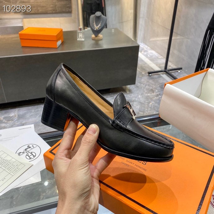 Hermes Elysee Pump Black