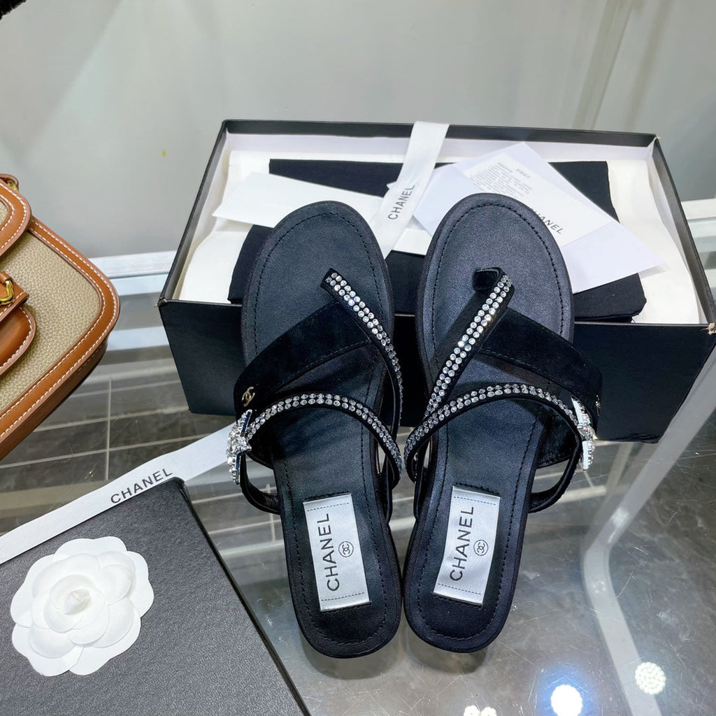 Chanel Sandals Black