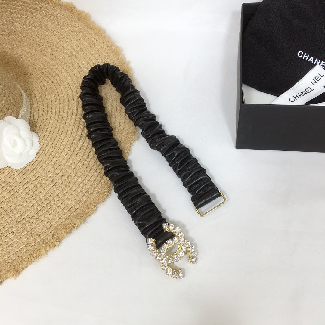 Chanel Belt With Double C Buckle