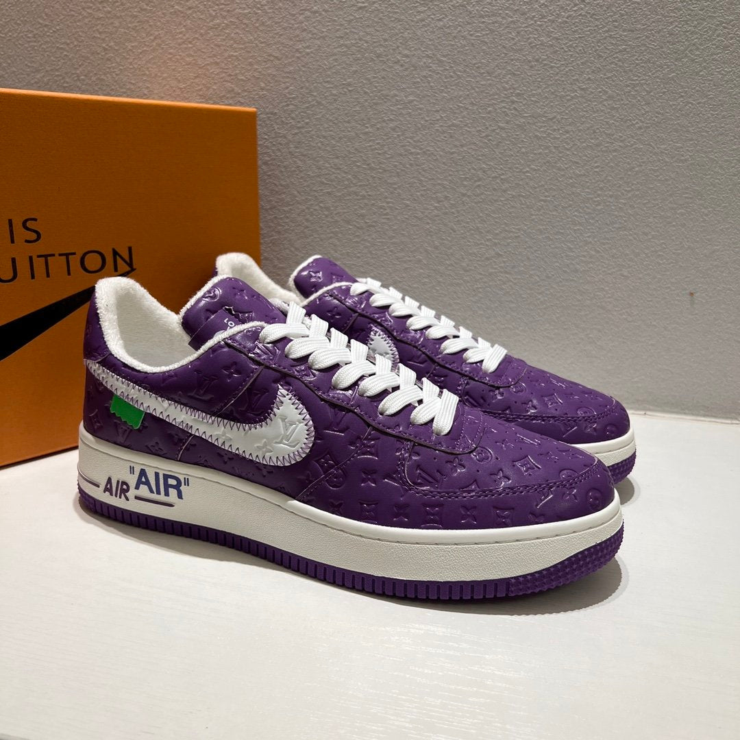 Louis Vuitton x Off-White x Nike Air Force 1 Purple