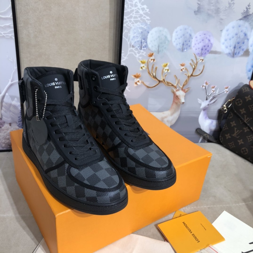 Louis Vuitton Boombox Sneaker Boot Black