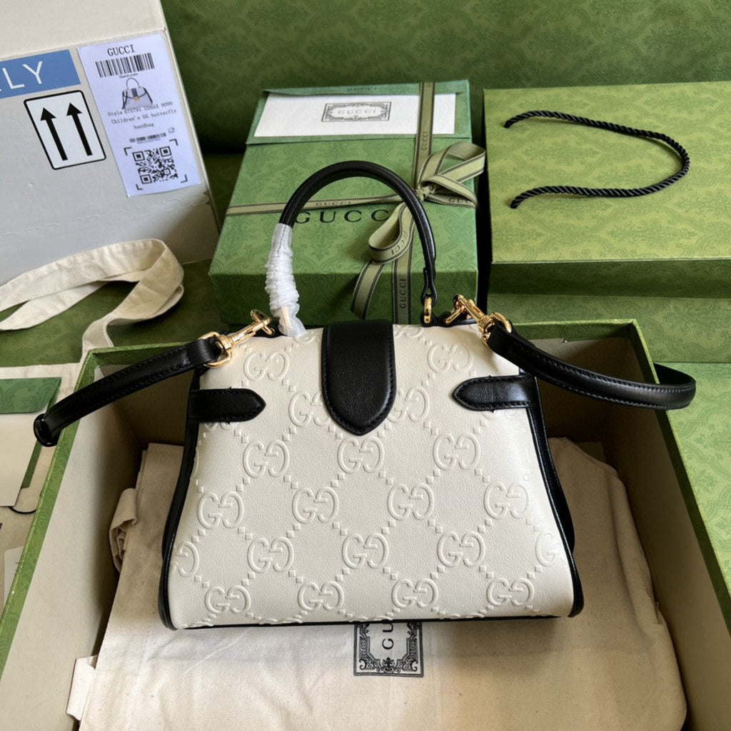 Gucci Small Top Handle Bag 29cm White