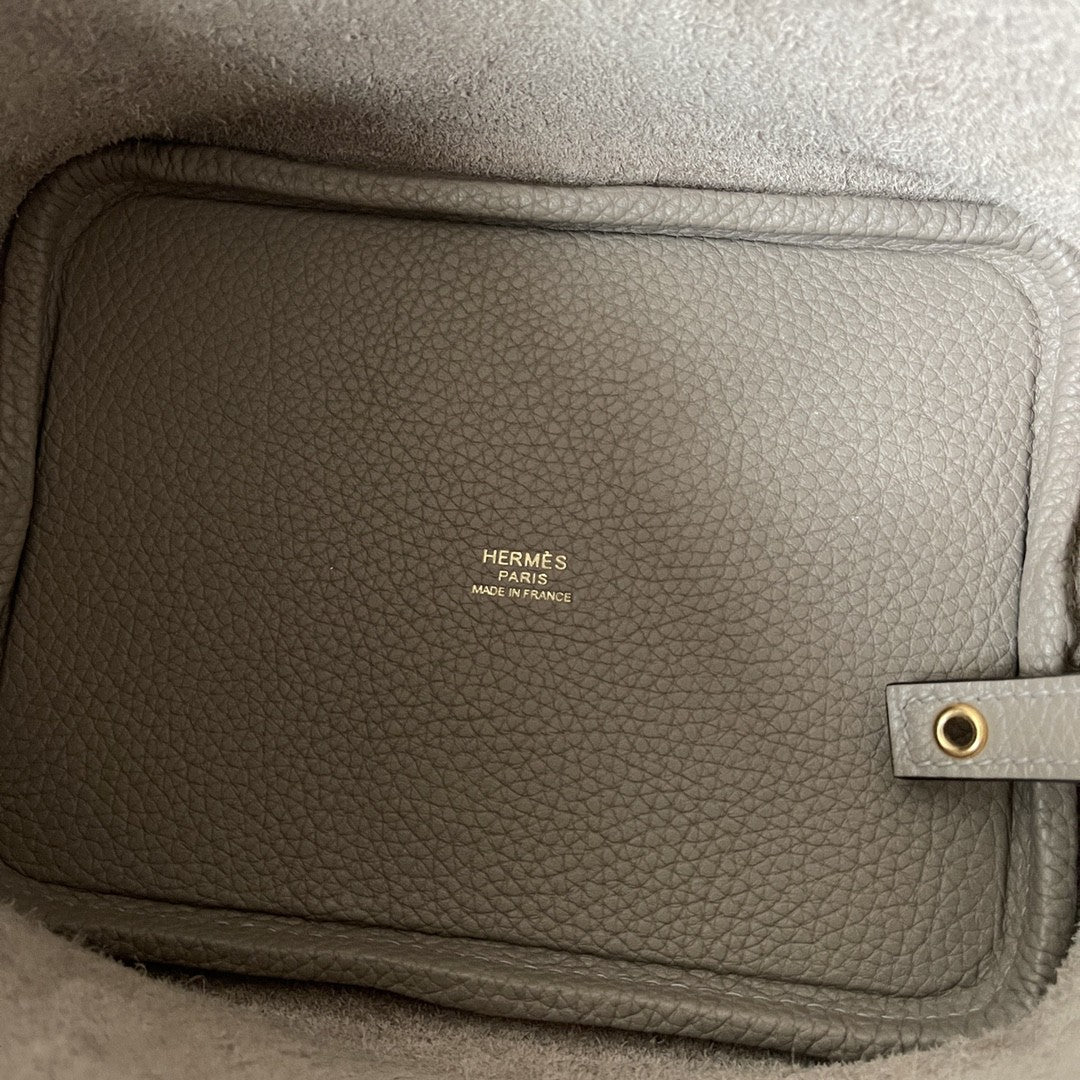 Hermes Picotin Lock 18 Bag Greige