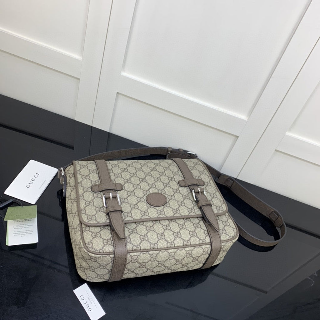 Gucci Messenger Bag 28cm Beige