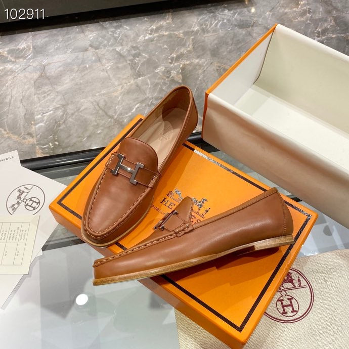 Hermes Paris Loafer Brown