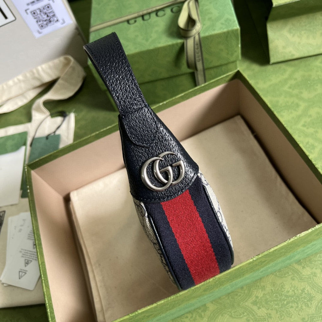 Gucci Ophidia GG Mini Bag 20cm Beige