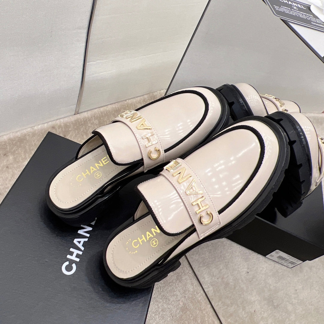 Chanel Mule Beige