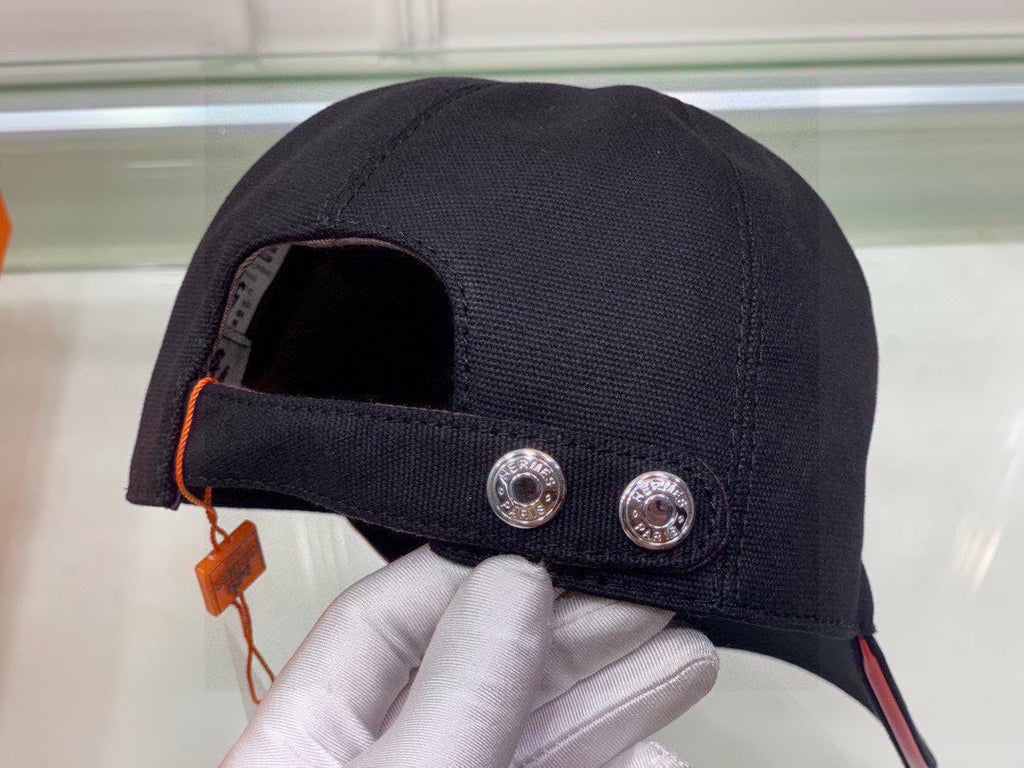 Hermes Davis H Primavera Cap Black