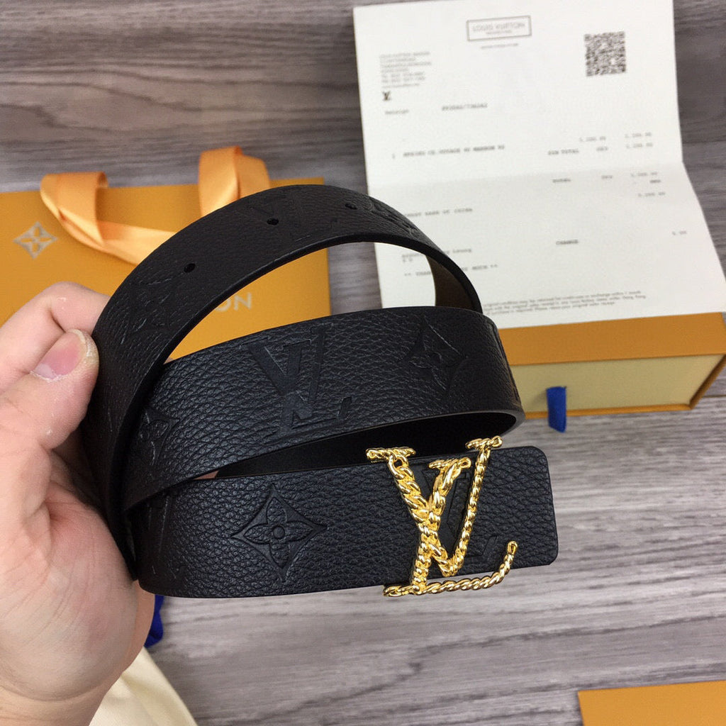 Louis Vuitton Iconic Reversible Belt Black