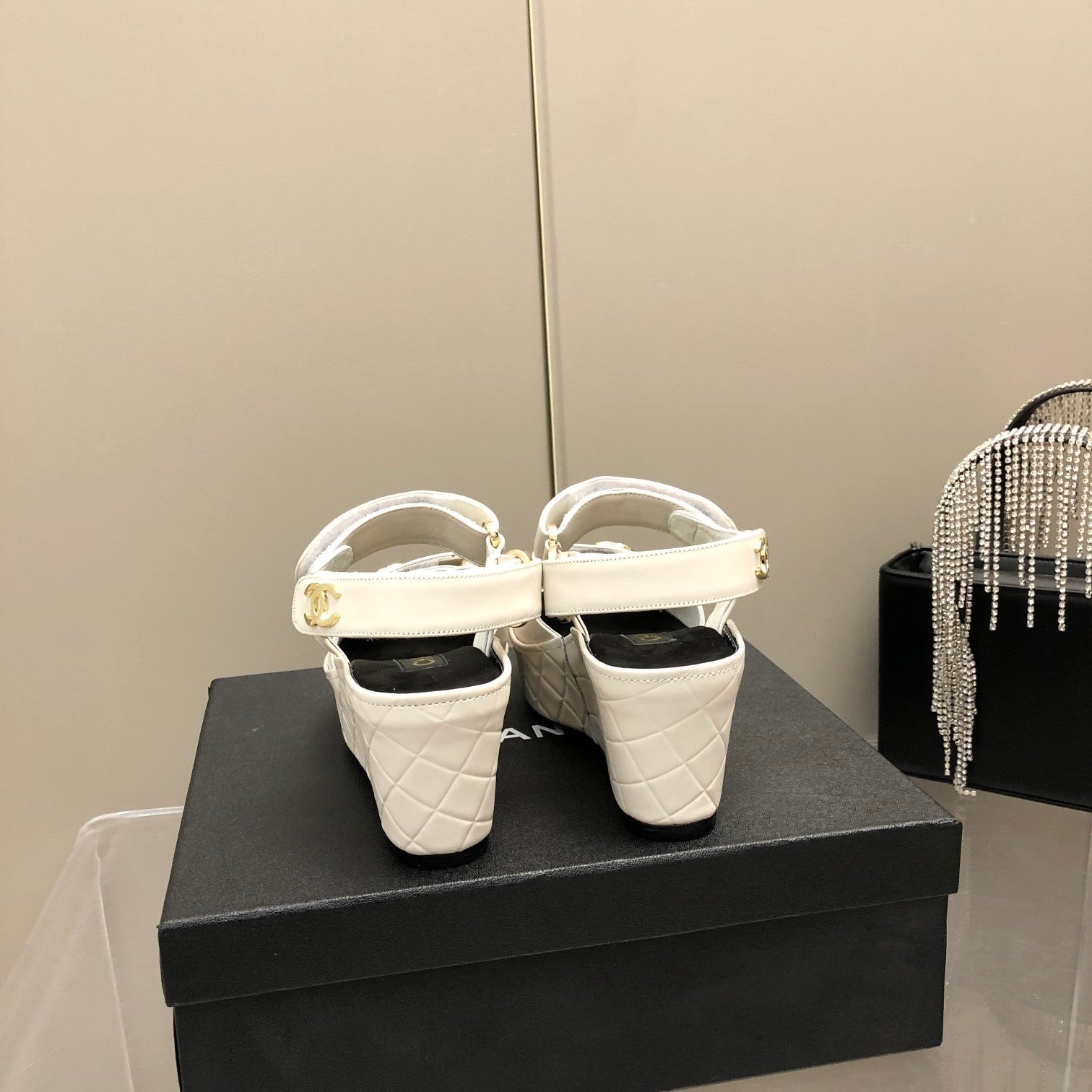 Chanel Sandals White