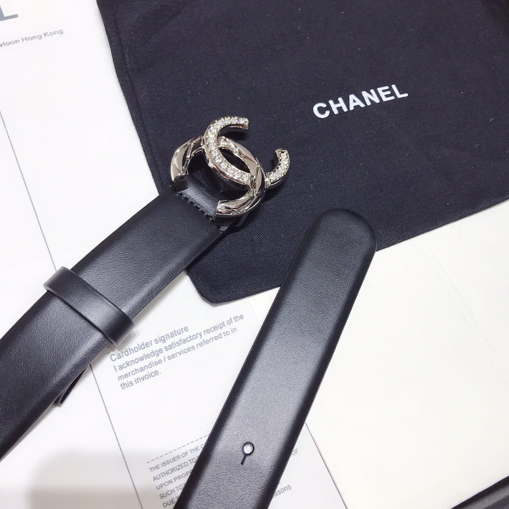Chanel Belt With Double C Buckle