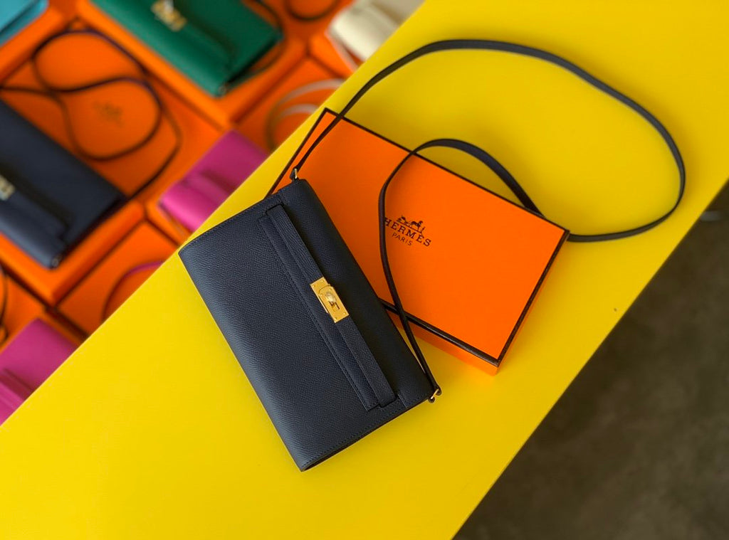 Hermes Kelly Togo Woc Crossbody Bag 21cm Black