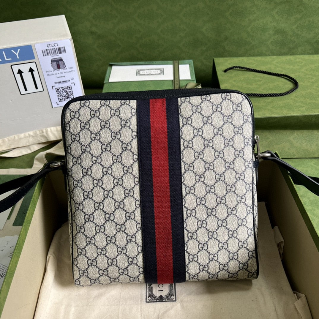 Gucci Ophidia GG Medium Messenger Bag 28cm Beige