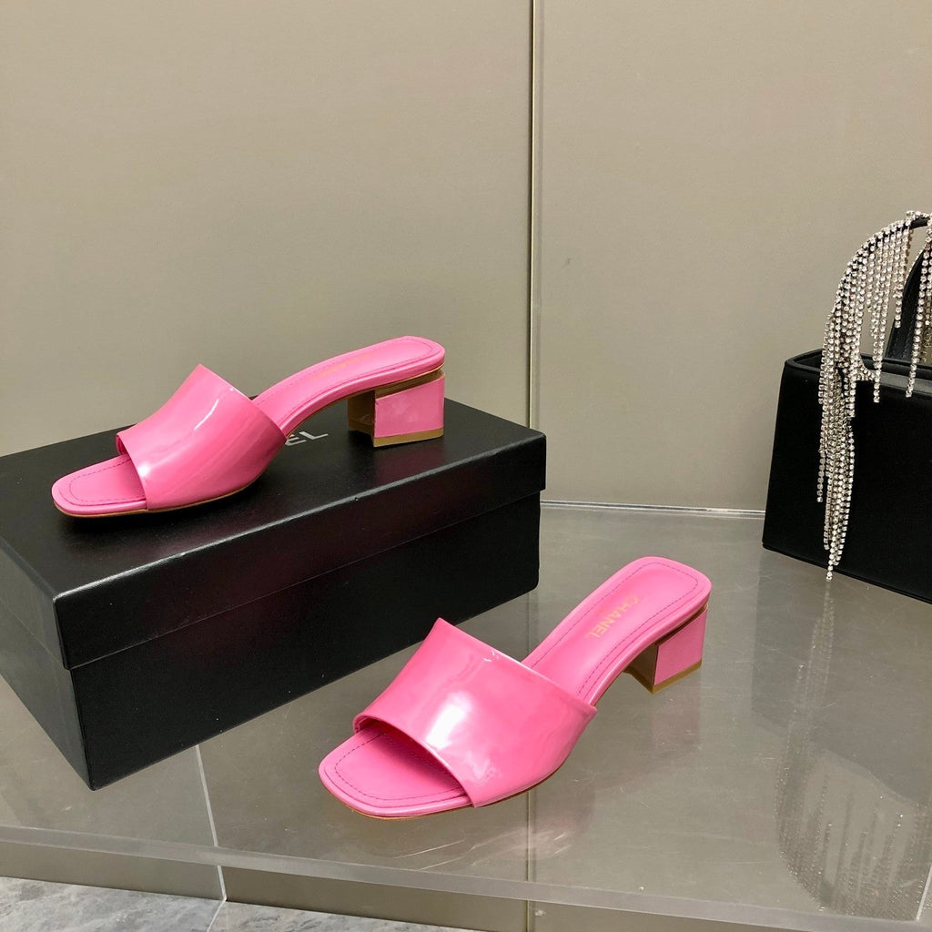 Chanel Mules Pink