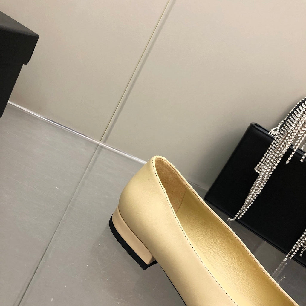 Chanel Flats Beige
