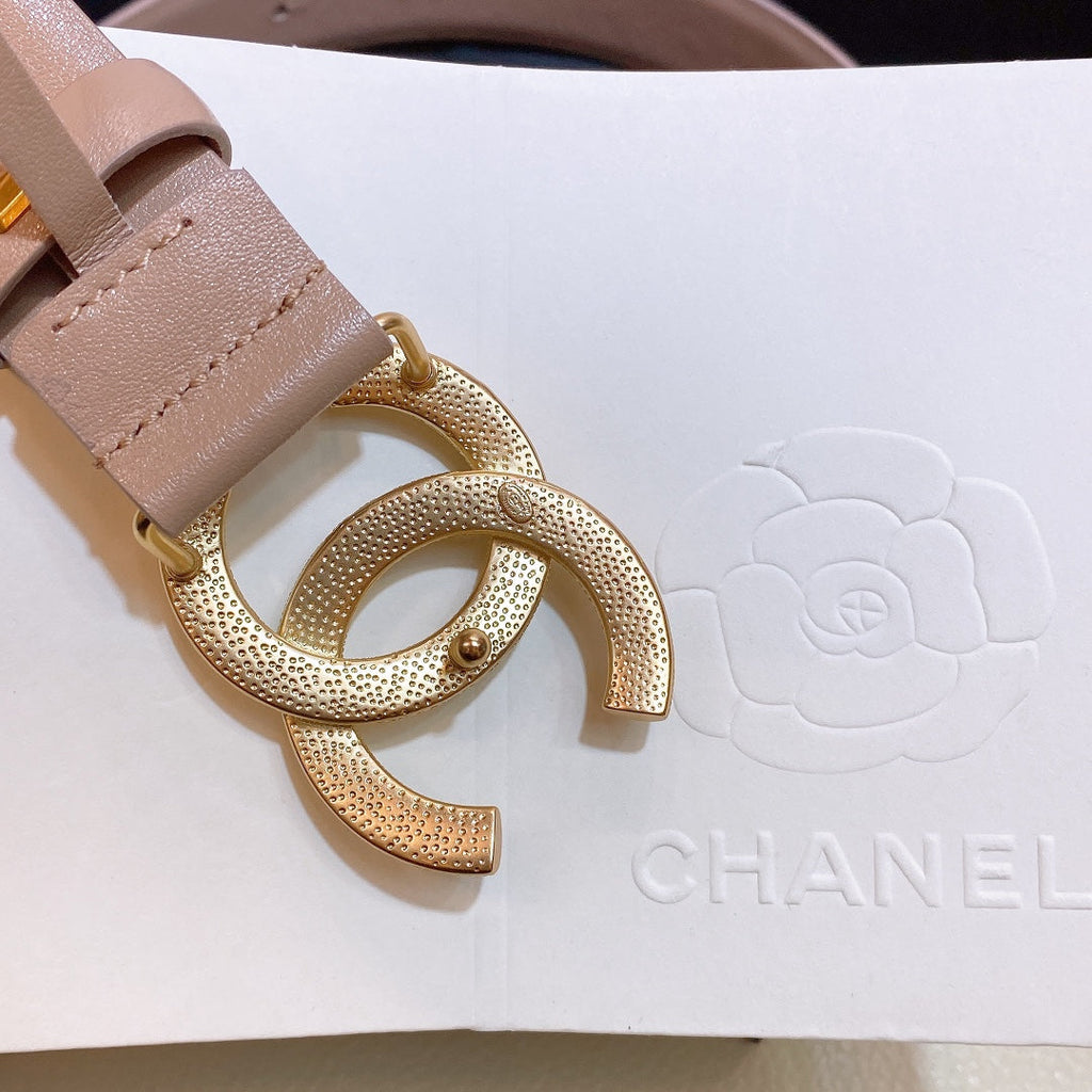 Chanel Belt With Double C Buckle