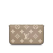 Louis Vuitton FÉLICIE POCHETTE Tourterelle Gray