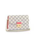 Louis Vuitton CROISETTE CHAIN WALLET Rose Papaye Pink